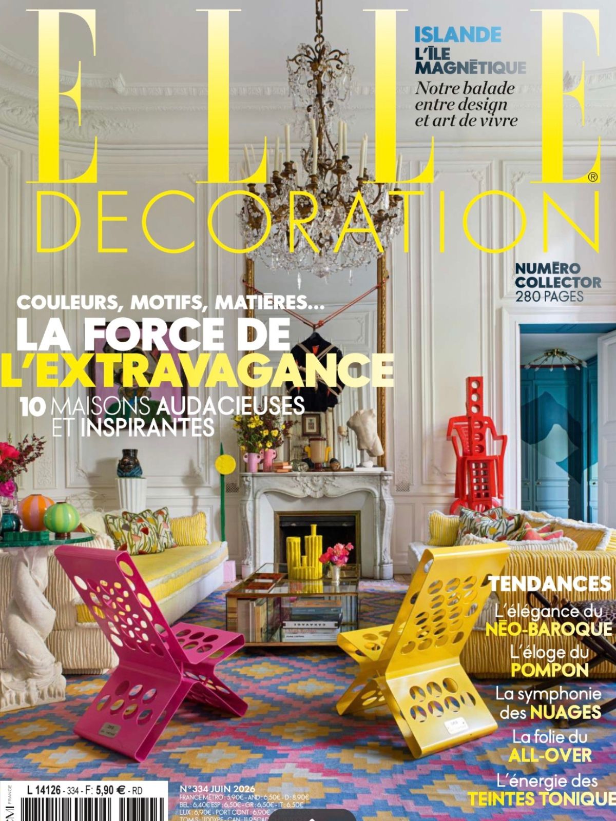 Tomète dans le Elle Décoration de Juin2026