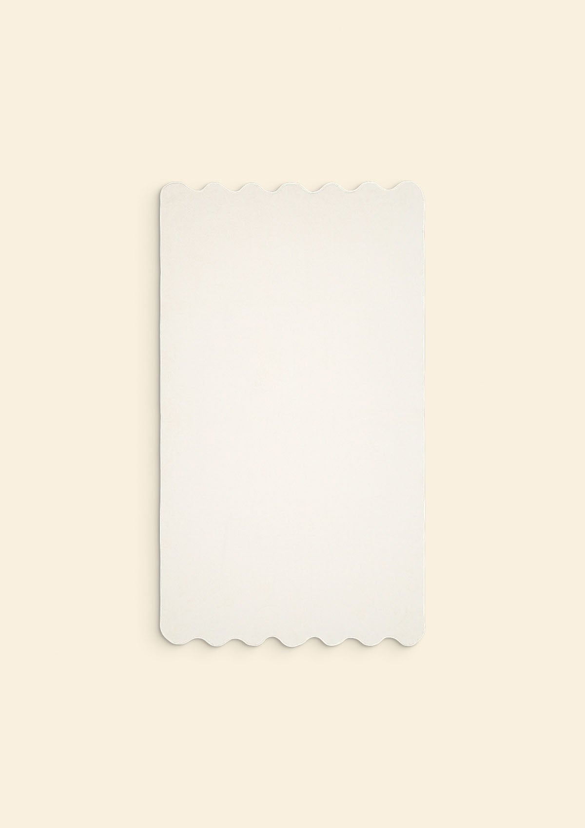 The ivory cotton wavy bath sheet