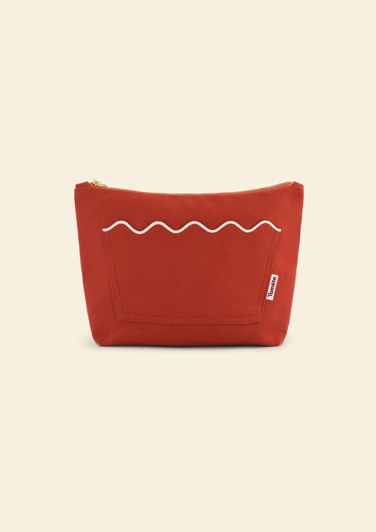 La pochette Ondes Rouge & Blanc