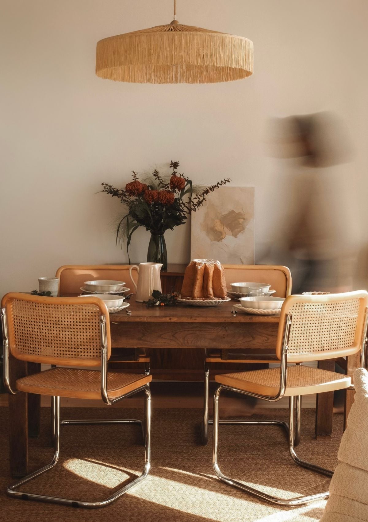 Jars x Tomète - coffret pichet rose et dessous de verre ivoire & vert