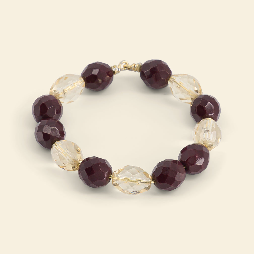 Les ronds de serviette bijoux perles Rubis & Jonquille