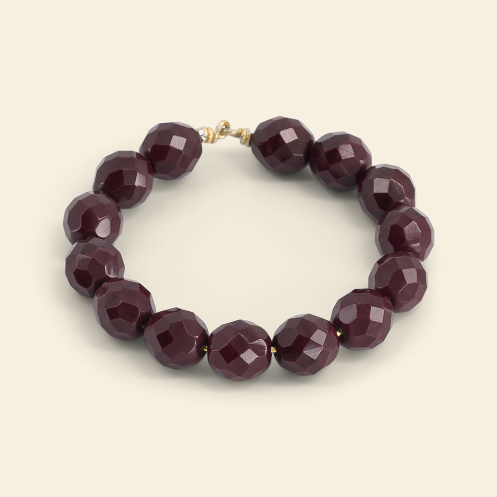 Les ronds de serviette bijoux perles Rubis & Jonquille