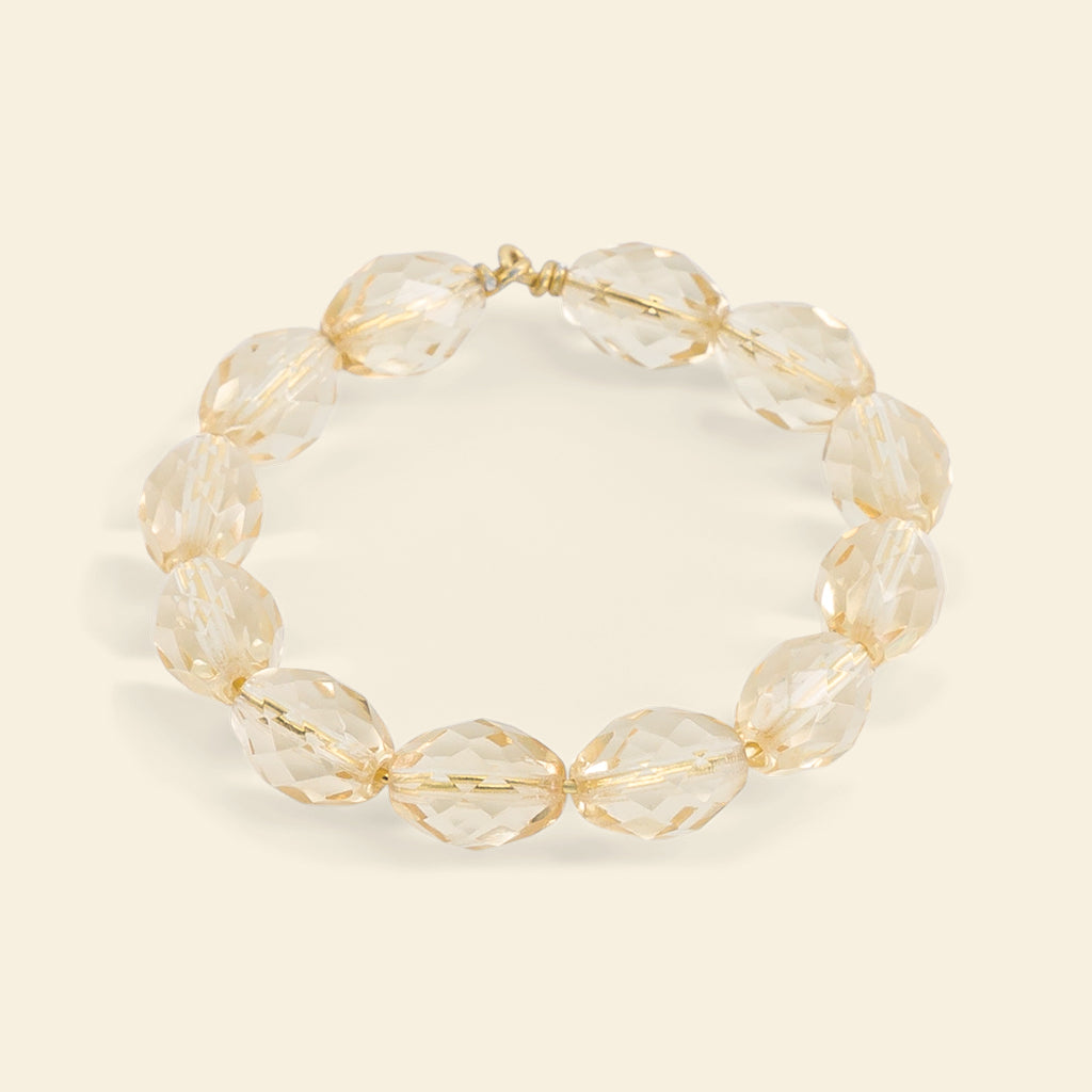Les ronds de serviette bijoux perles Rubis & Jonquille
