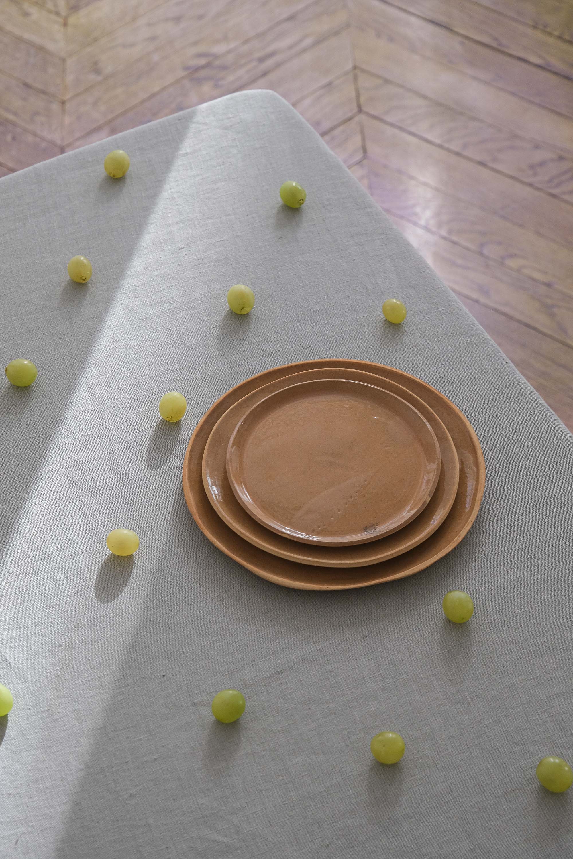 La nappe en lin Vert d'eau
