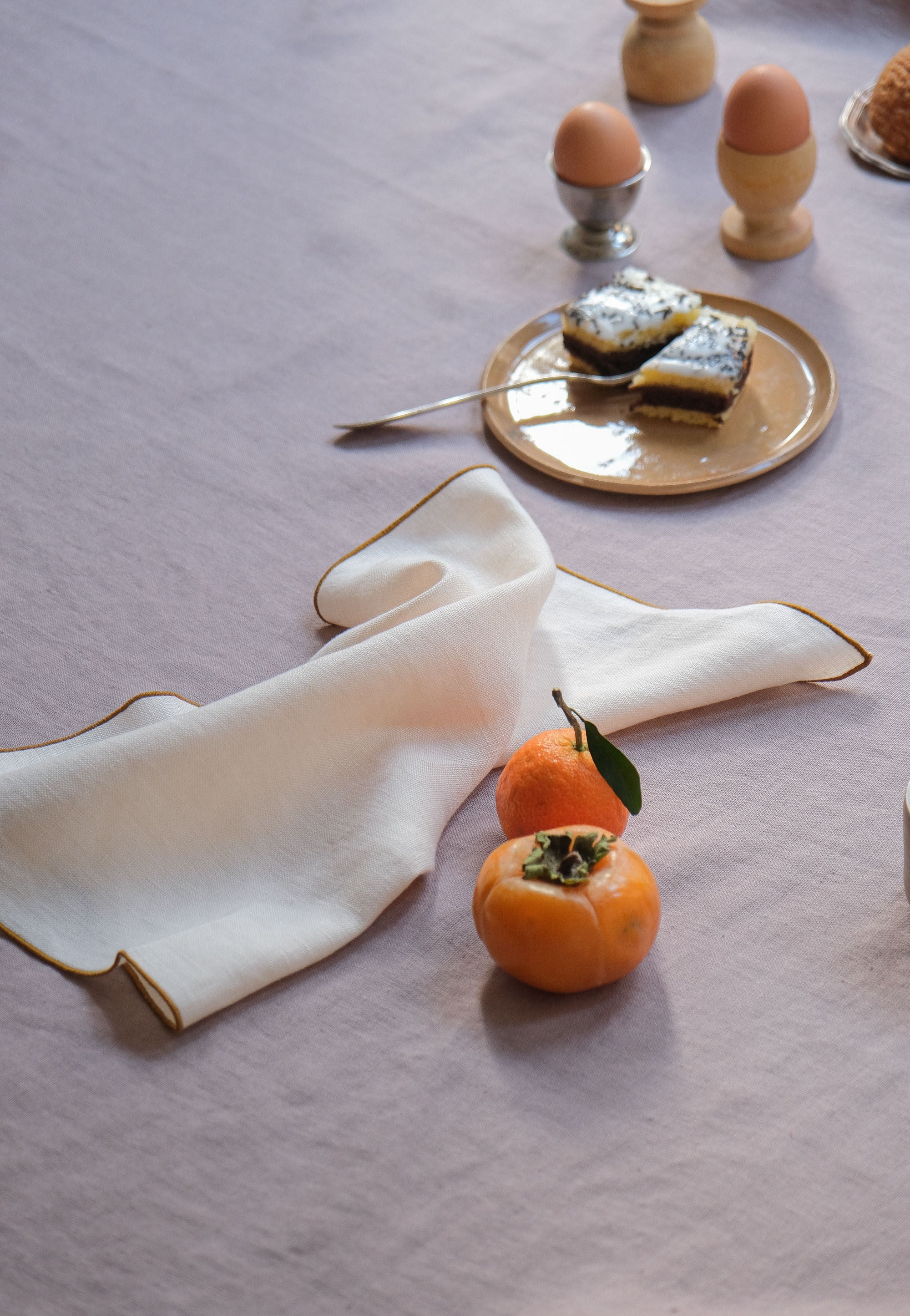La nappe en lin Vieux rose