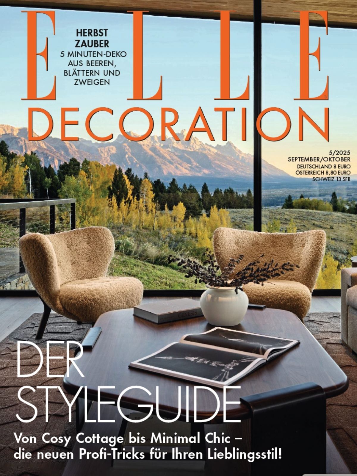 Tomète dans le ELLE DECORATION GERMANY Septembre-octobre 2025