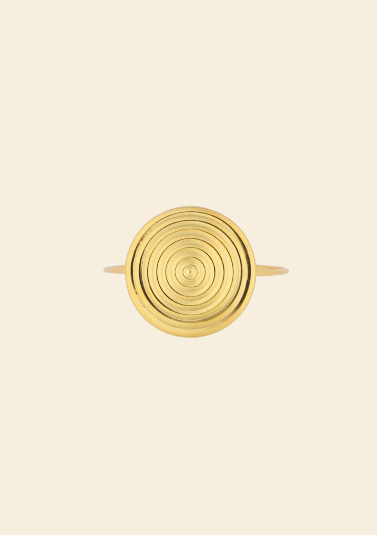 The Spirale gold jewel napkin ring