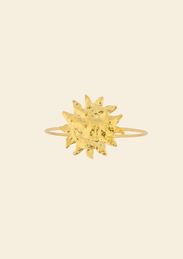 The Sun gold jewelry napkin ring