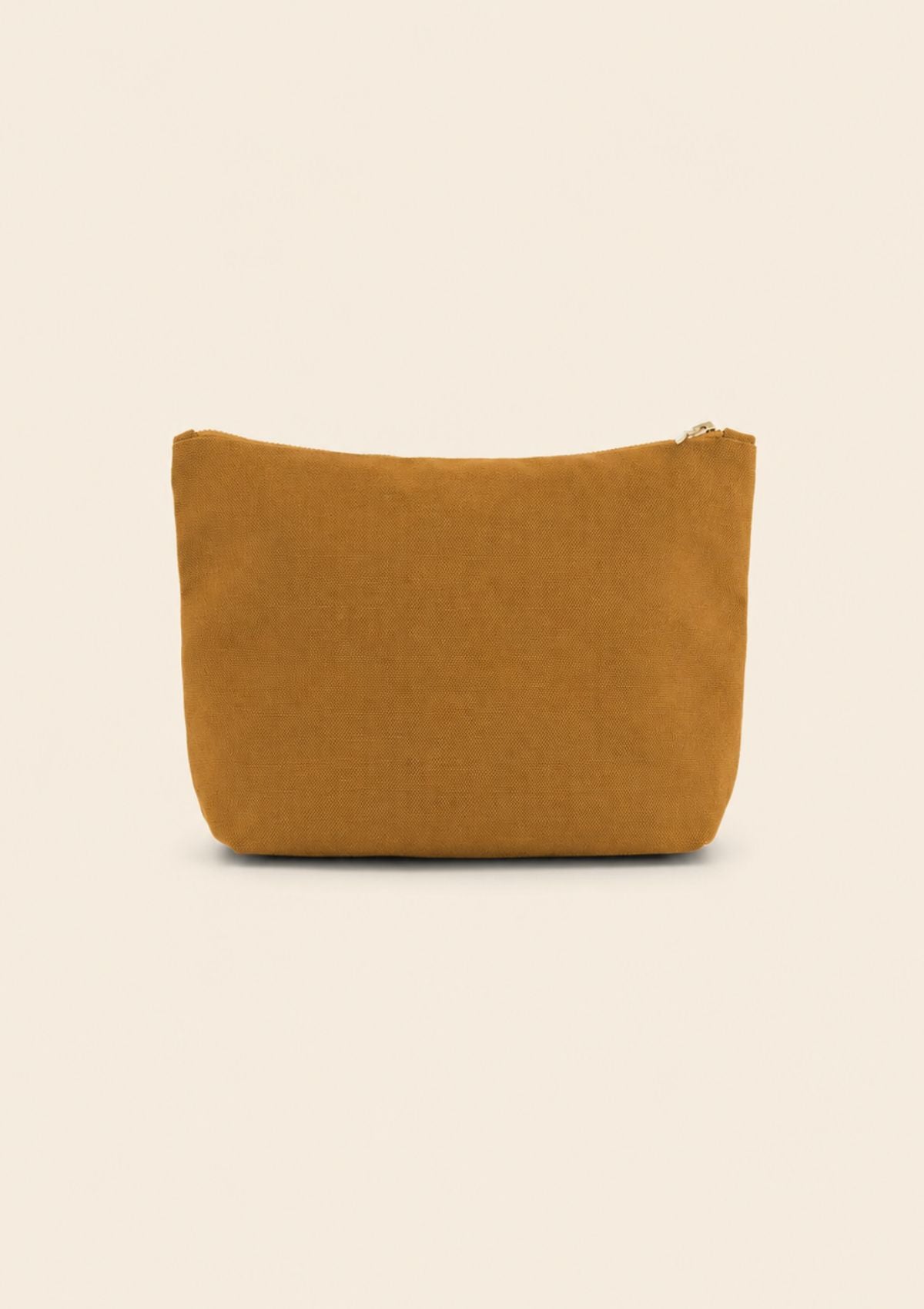 La pochette Ondes Ocre jaune & Blanc