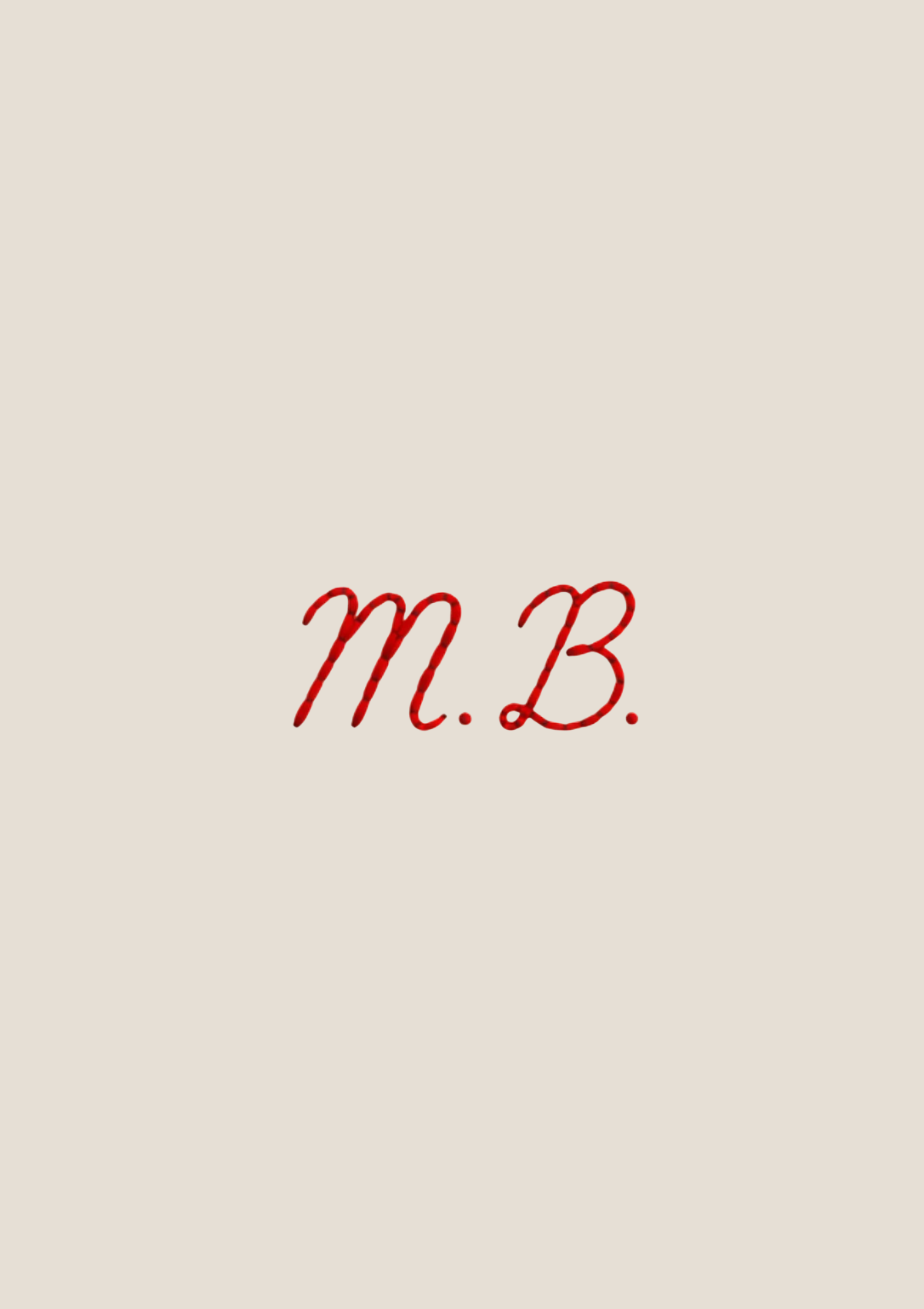 Personnalisation – Initiales