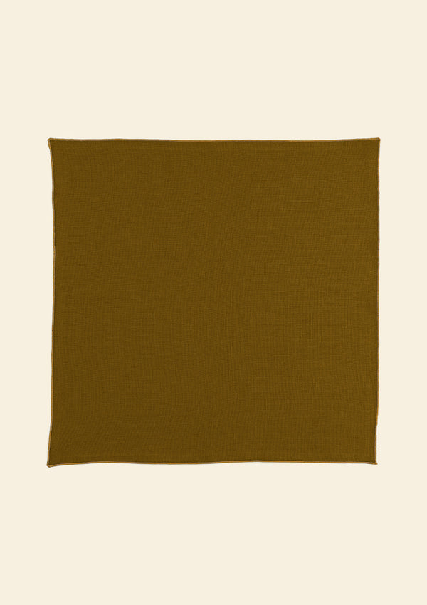 Thick linen napkins (set of 2) Khaki