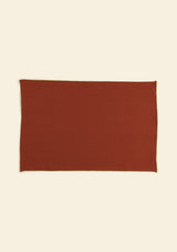 Thick linen placemats (set of 2) Terracotta