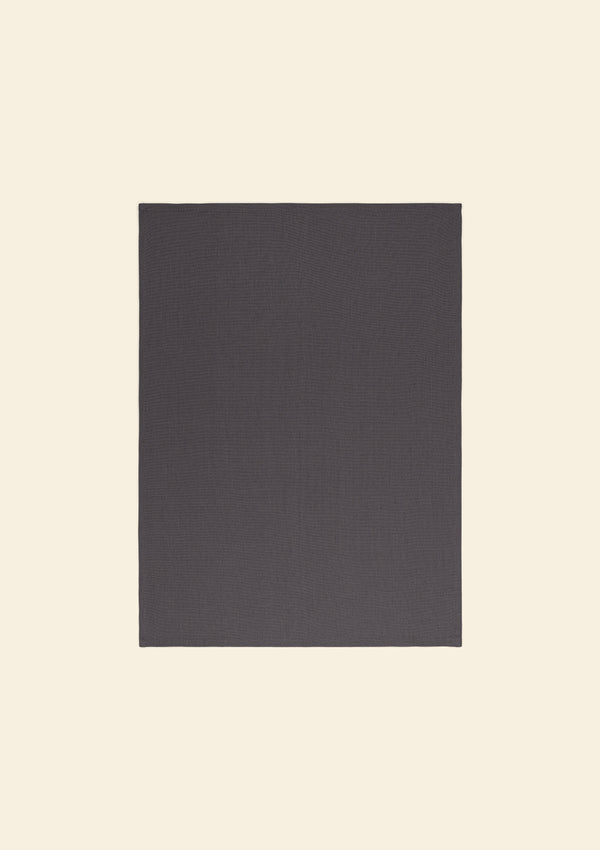 Le torchon en lin Gris foncé