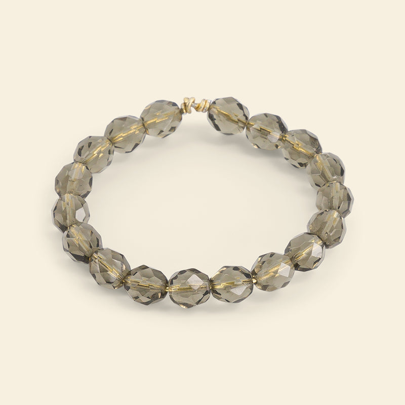 Les ronds de serviette bijoux perles Ivoire & Vert gris
