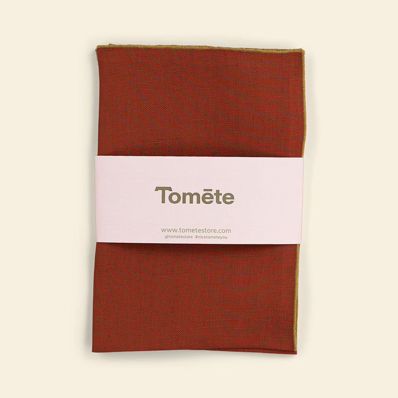 Le set de table en lin Terracotta